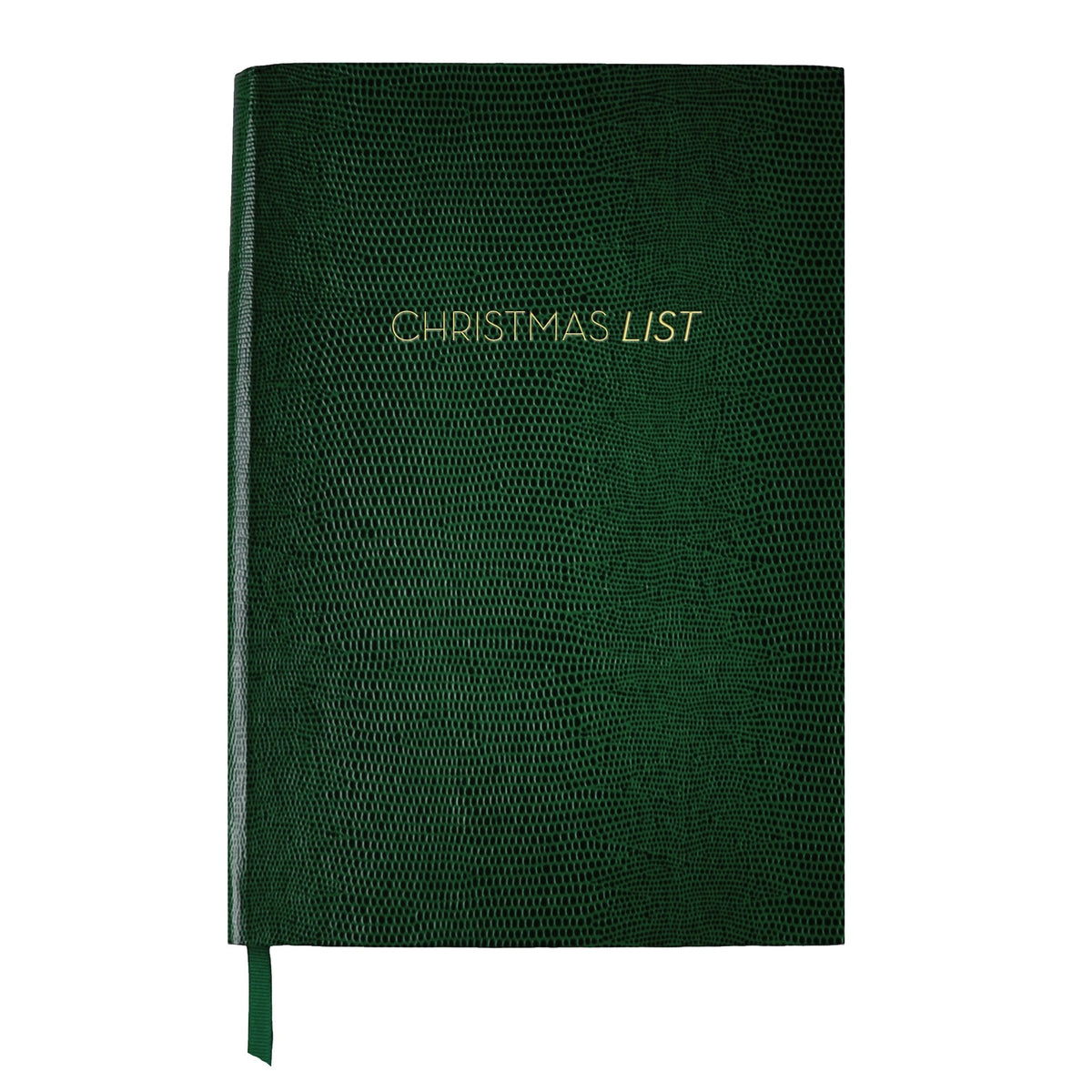 Christmas List A5 Leather Note Book