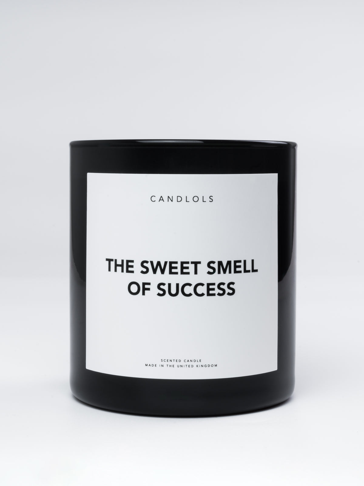 'The sweet smell of success' candle
