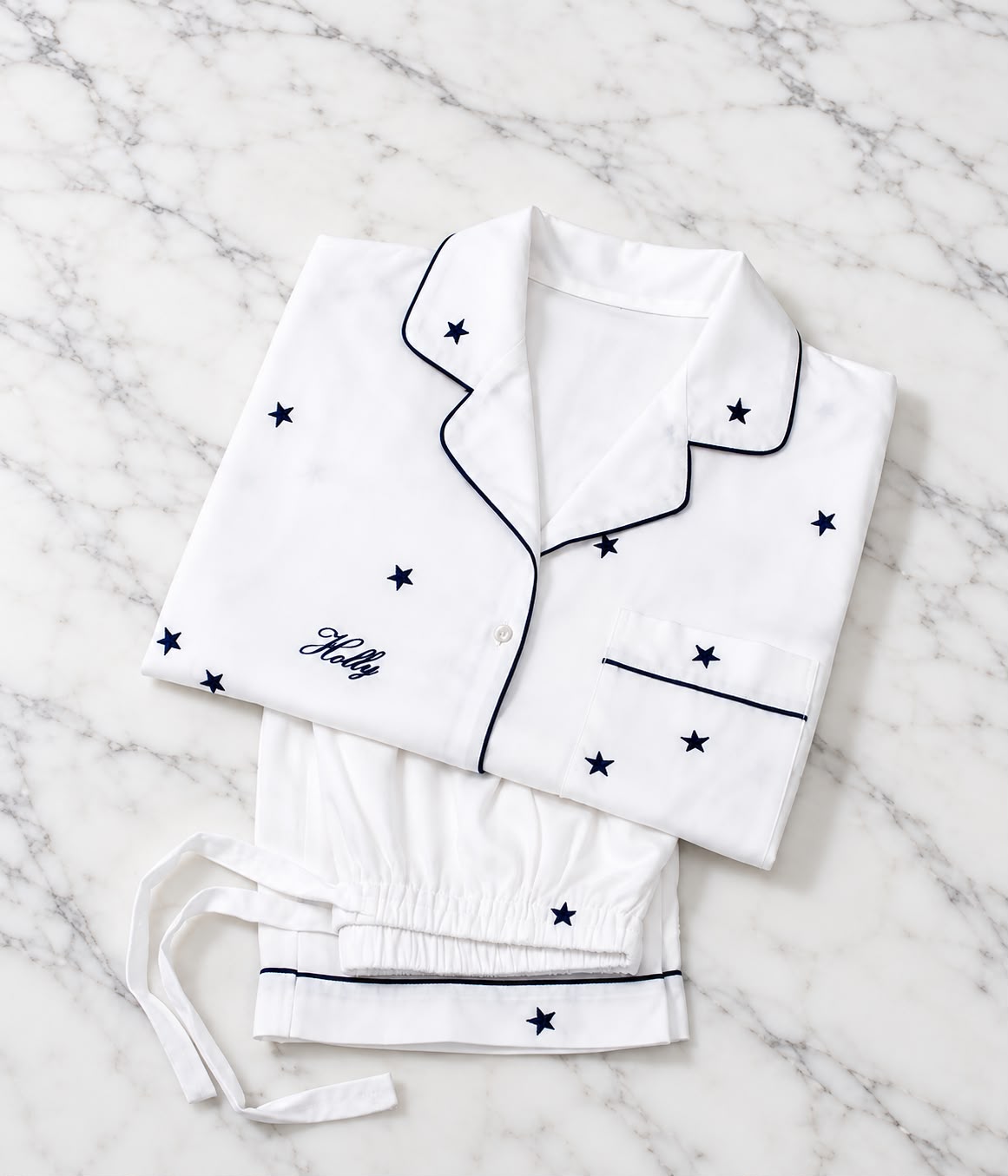 The Stanbury Personalised Cotton Pyjama Set