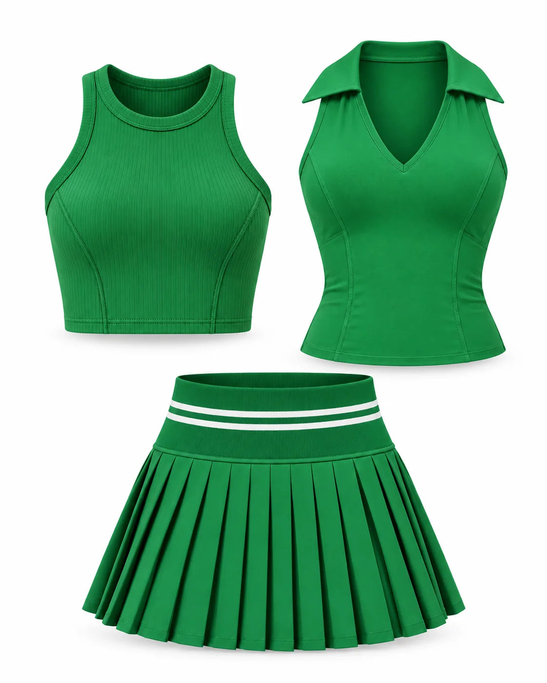 Caroline's Paddle/ Tennis Skirt Set - Green